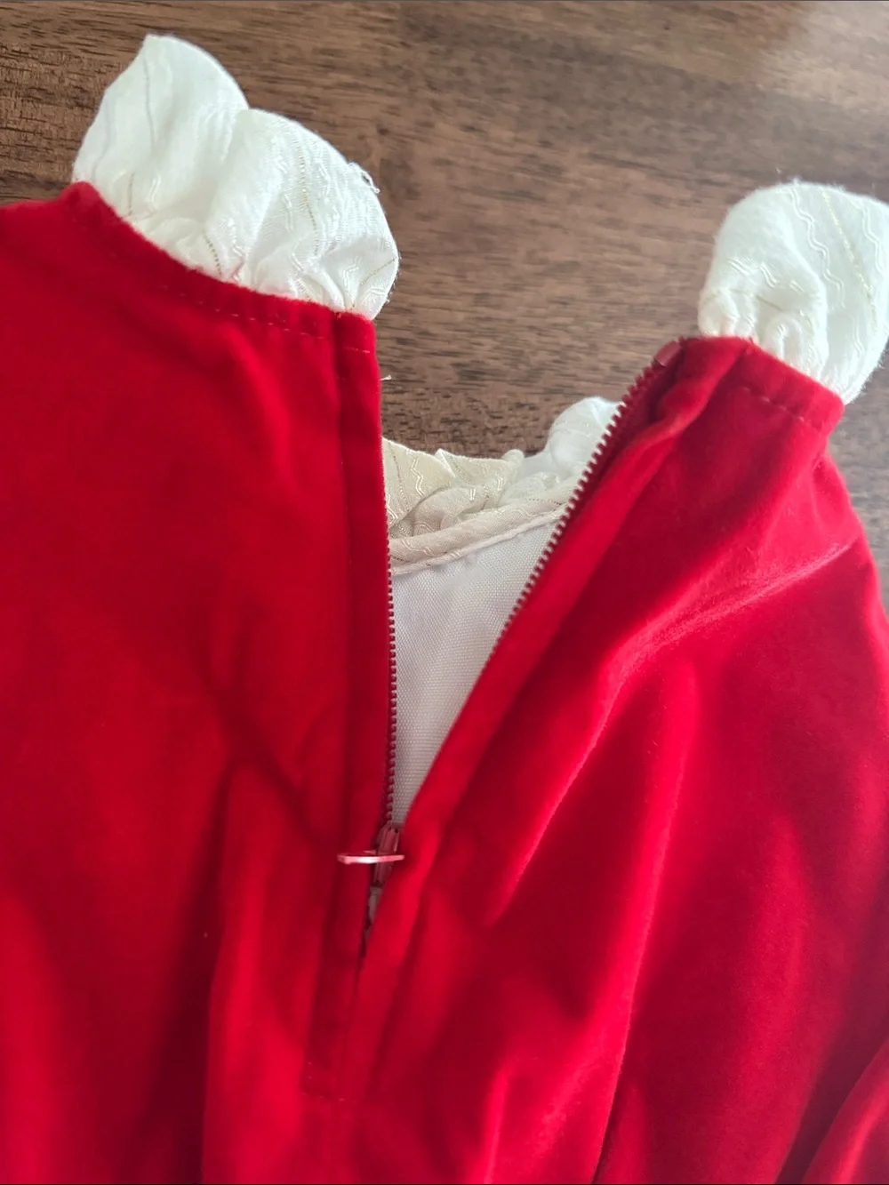 jcpenney White and Red Girls' Formal Dress with Peter Pan Collar